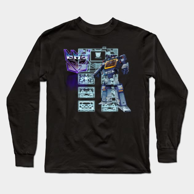Masterpiece Soundwave Long Sleeve T-Shirt by Draconis130